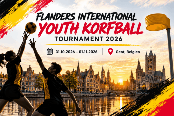 Deutscher Korfball-Nachwuchs beim Flanders International Youth Tournament 2026